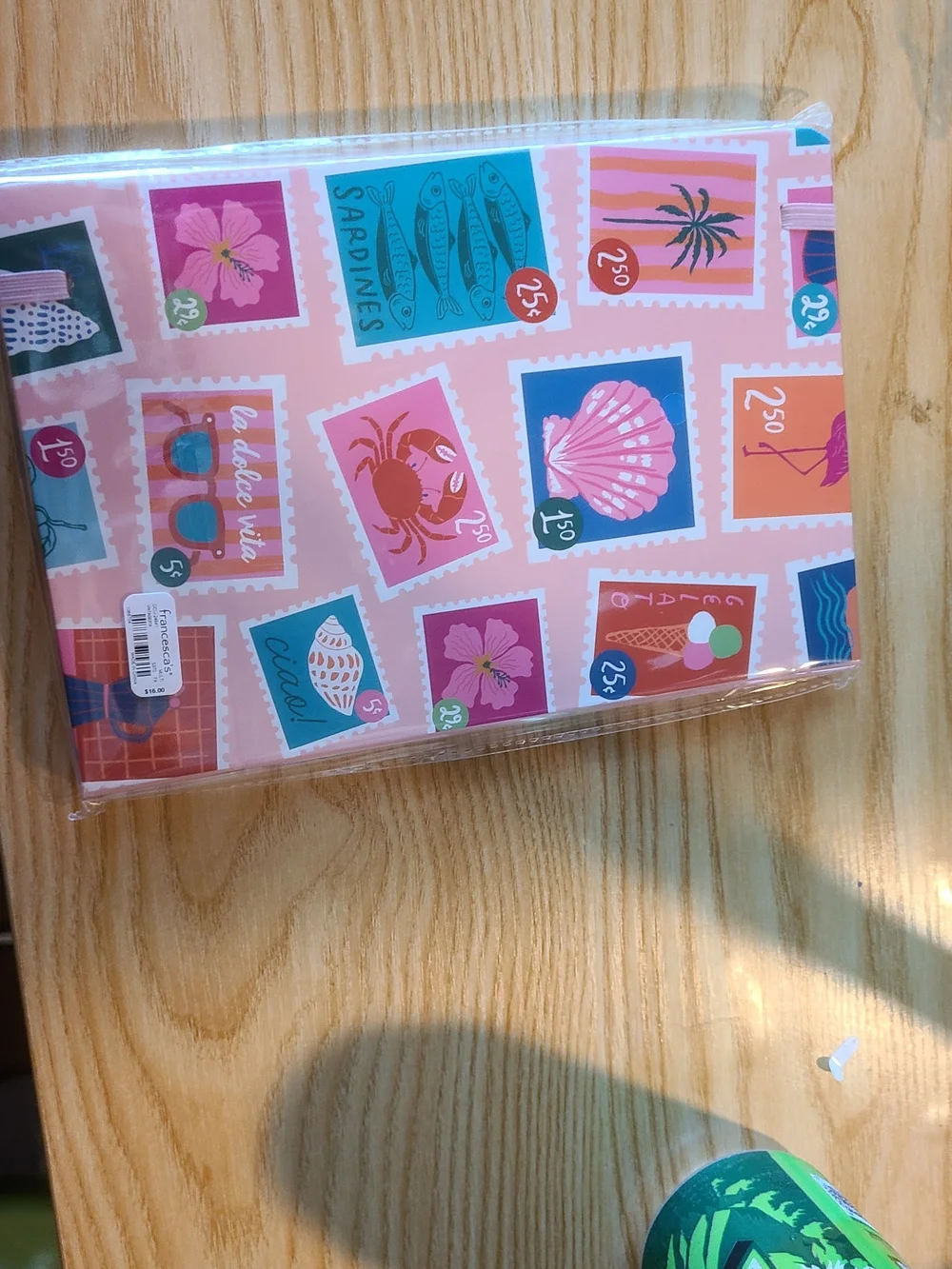 Francesca's Pink and Blue Graphic Notebook